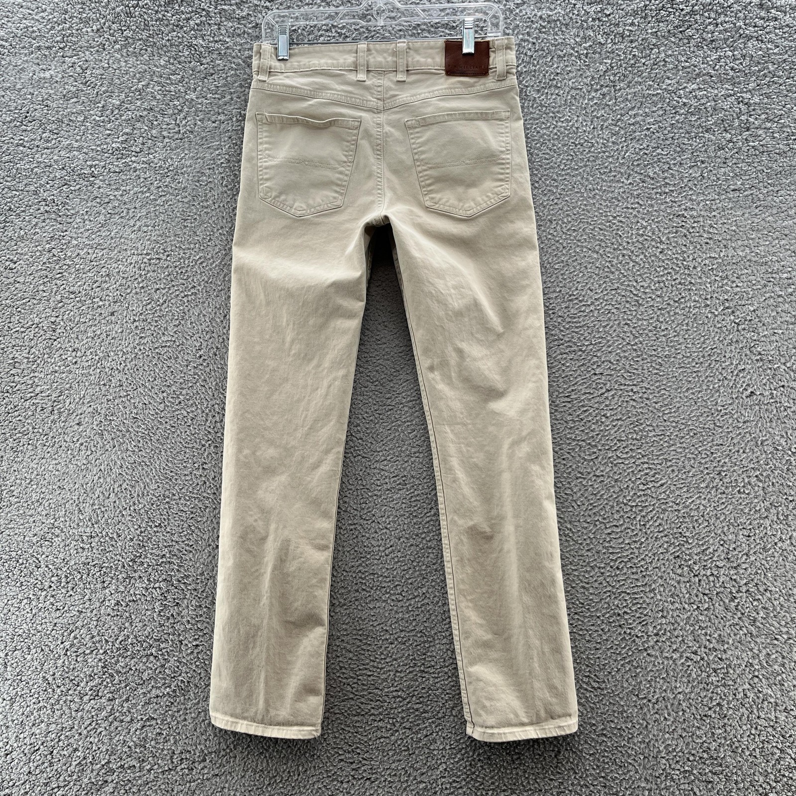 R M Williams Jeans Mens 30X31 Beige Stretch Cotton Straight Leg Made Australia