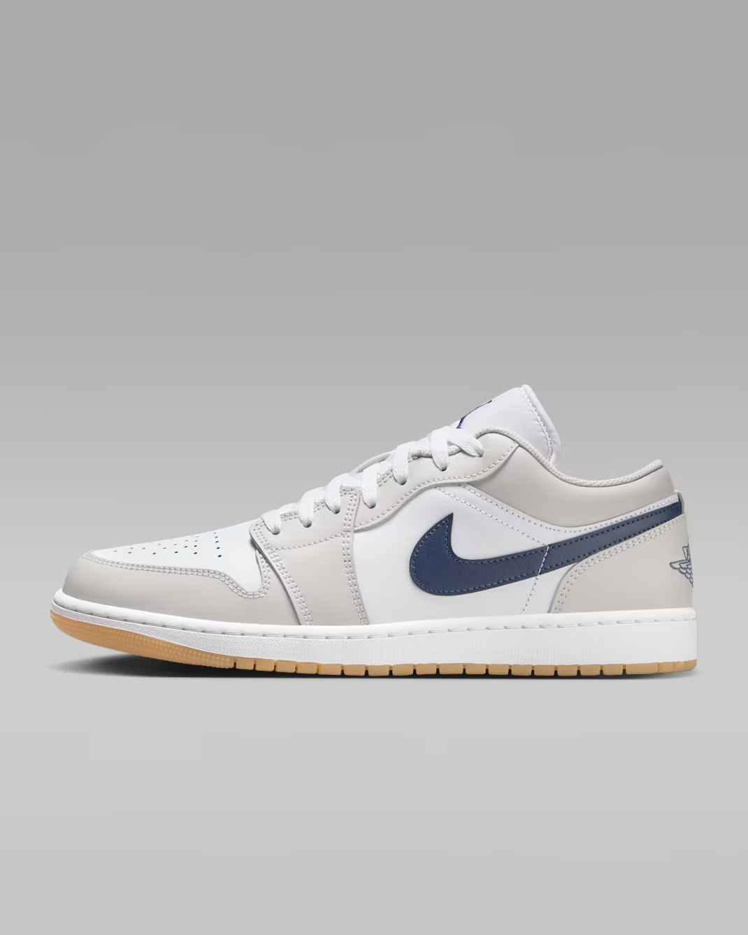 Jordan 1 Low Midnight Navy Neutral Grey Men’s – 553558-146