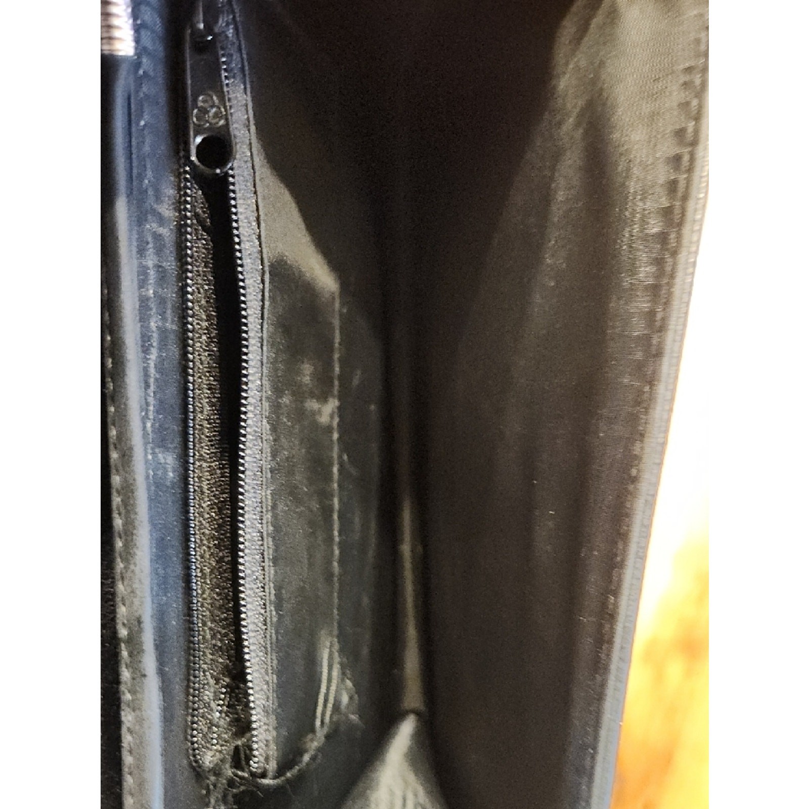 Black Crossbody Bag with Silver Top Handle P-004