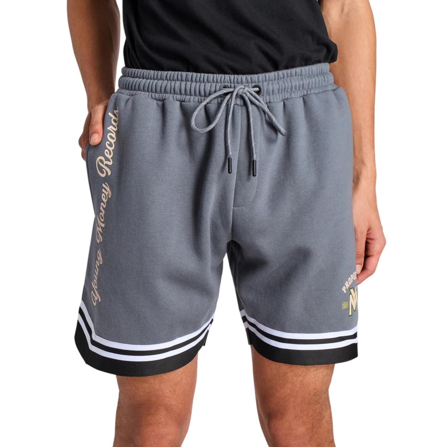 Lil Wayne Young Money Basketball Shorts Gray Weezy YMCMB Men’s Size 2XL XXL