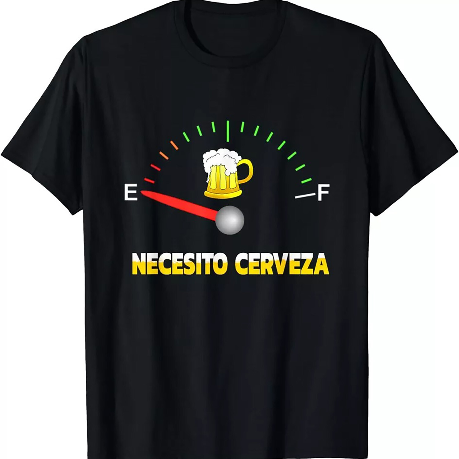 2025/Necesito Cerveza I Need Beer in Spanish Design Unisex T-Shirt