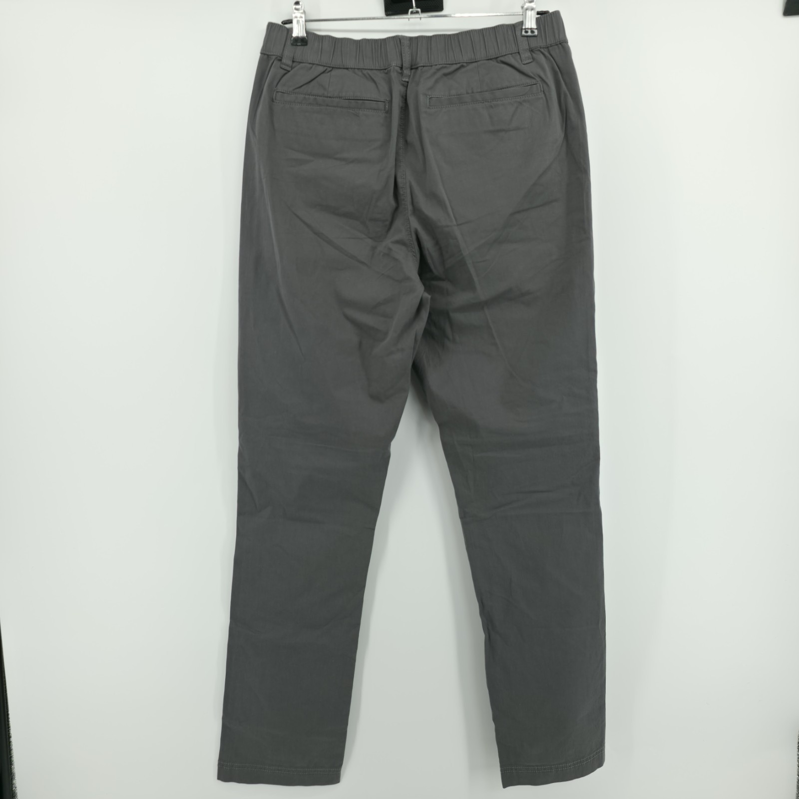 Pact Men’s Sz Medium Grey Canvas Pant Durable Bottoms Organic Cotton New