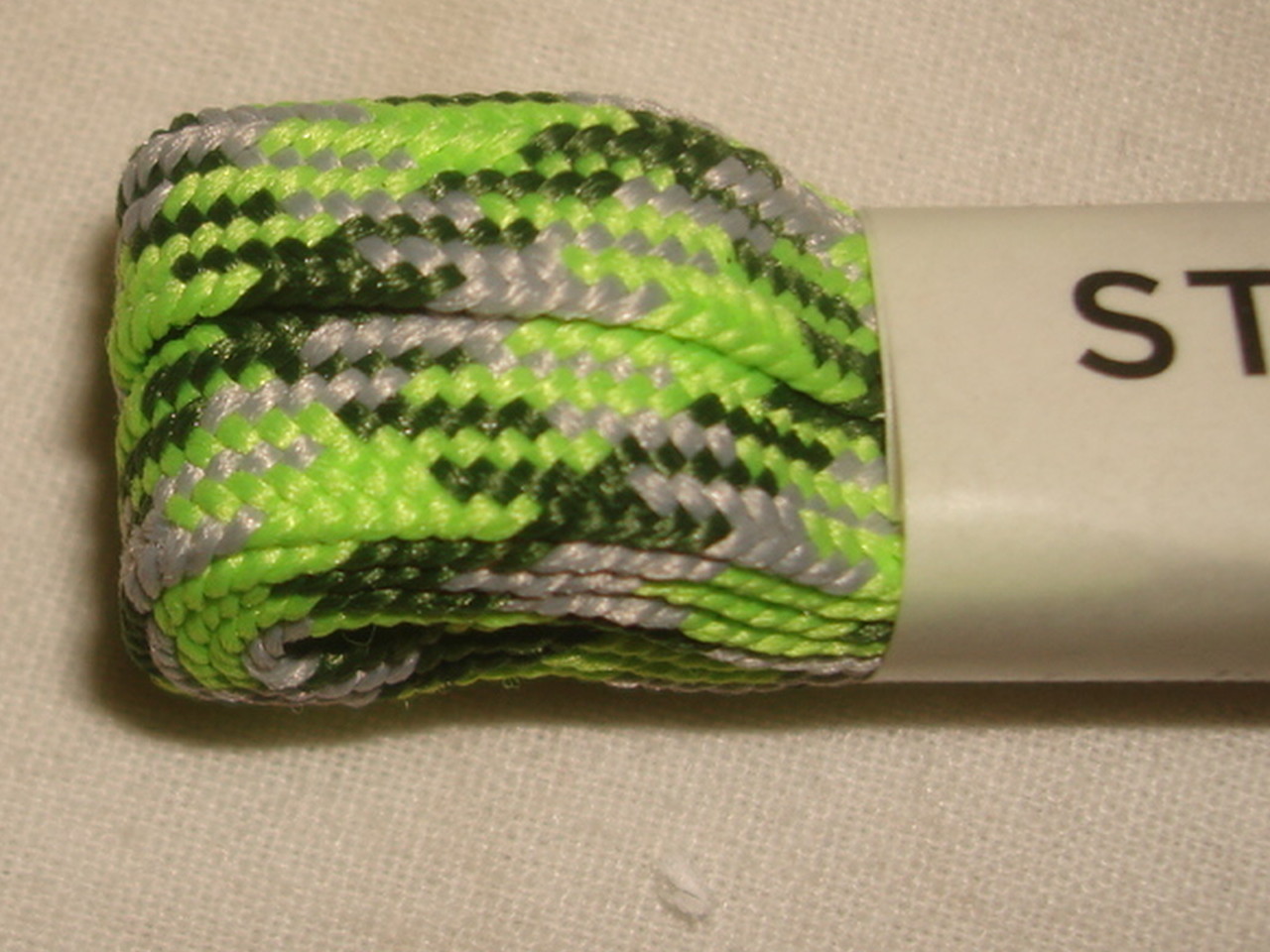 NEW Stolen Riches Casual Green/Gray/Blk “Camo Green” 45″ Metal Tip Sneaker Laces