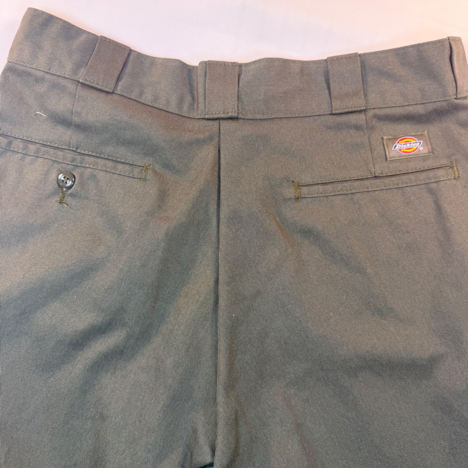 Dickies 874 Work Pants Mens 34×32 Olive Green Original Fit Straight Leg D874OG