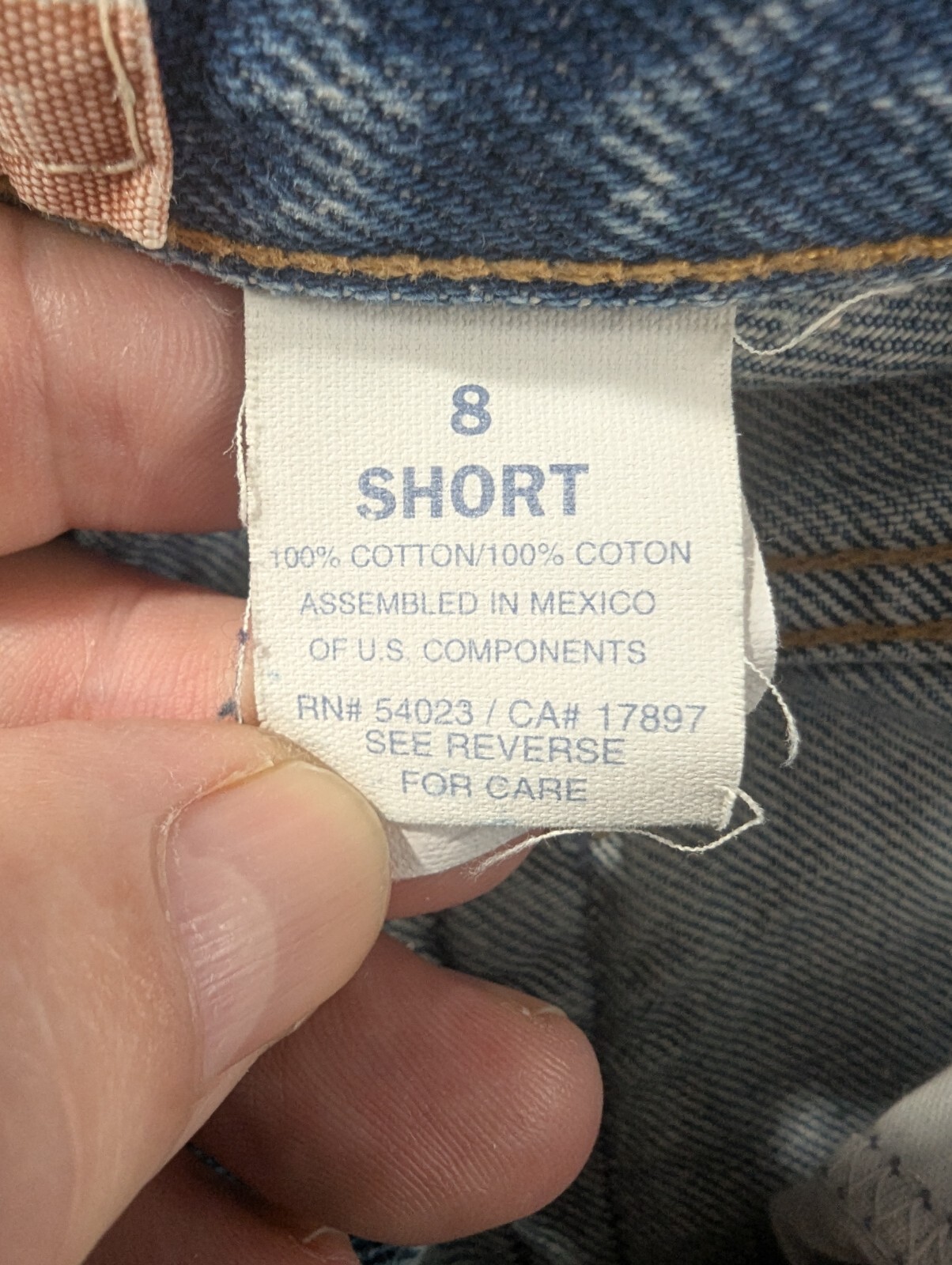 Old Navy Jeans Womens Size 8 Blue Bootcut Just Below Waist 100% Cotton