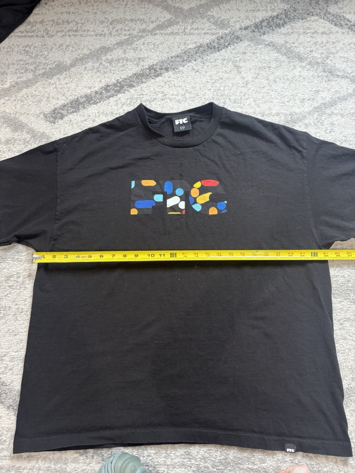 FTC Skateboard Shirt Size 2XL Black Multi For The City