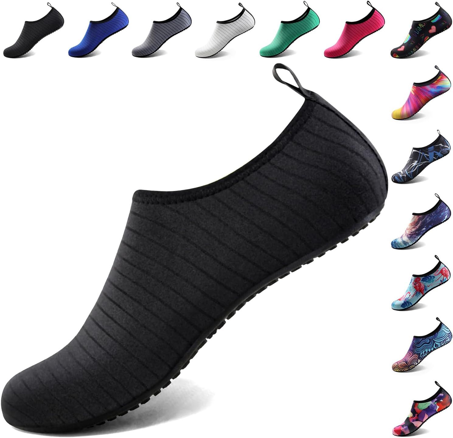 Quick Dry Water Shoes Slip-On Flexible Stretch Beach Pool Yoga Swim Shoes