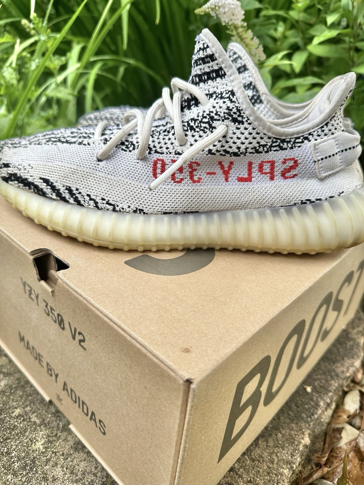 adidas Yeezy Boost 350 V2 Zebra White/Black/Red Low Top CP9654 2017
