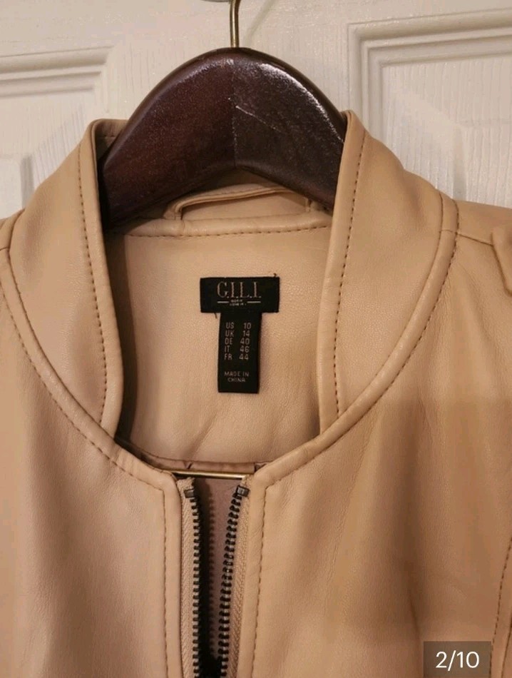 Gorgeous G.l.L.I. Leather Moto Bomber Jacket