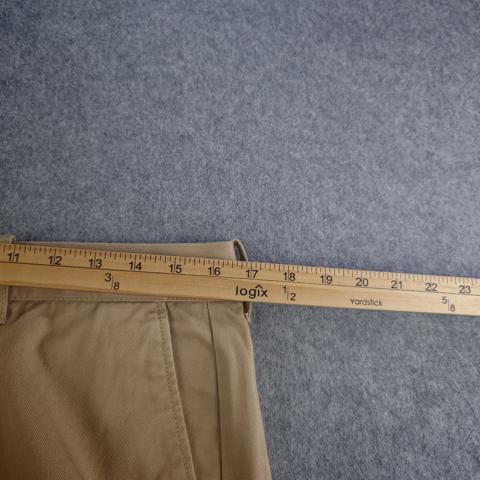 J Crew The Sutton Pants Mens 32×34 Beige Solid Tan 100% Cotton Straight Leg