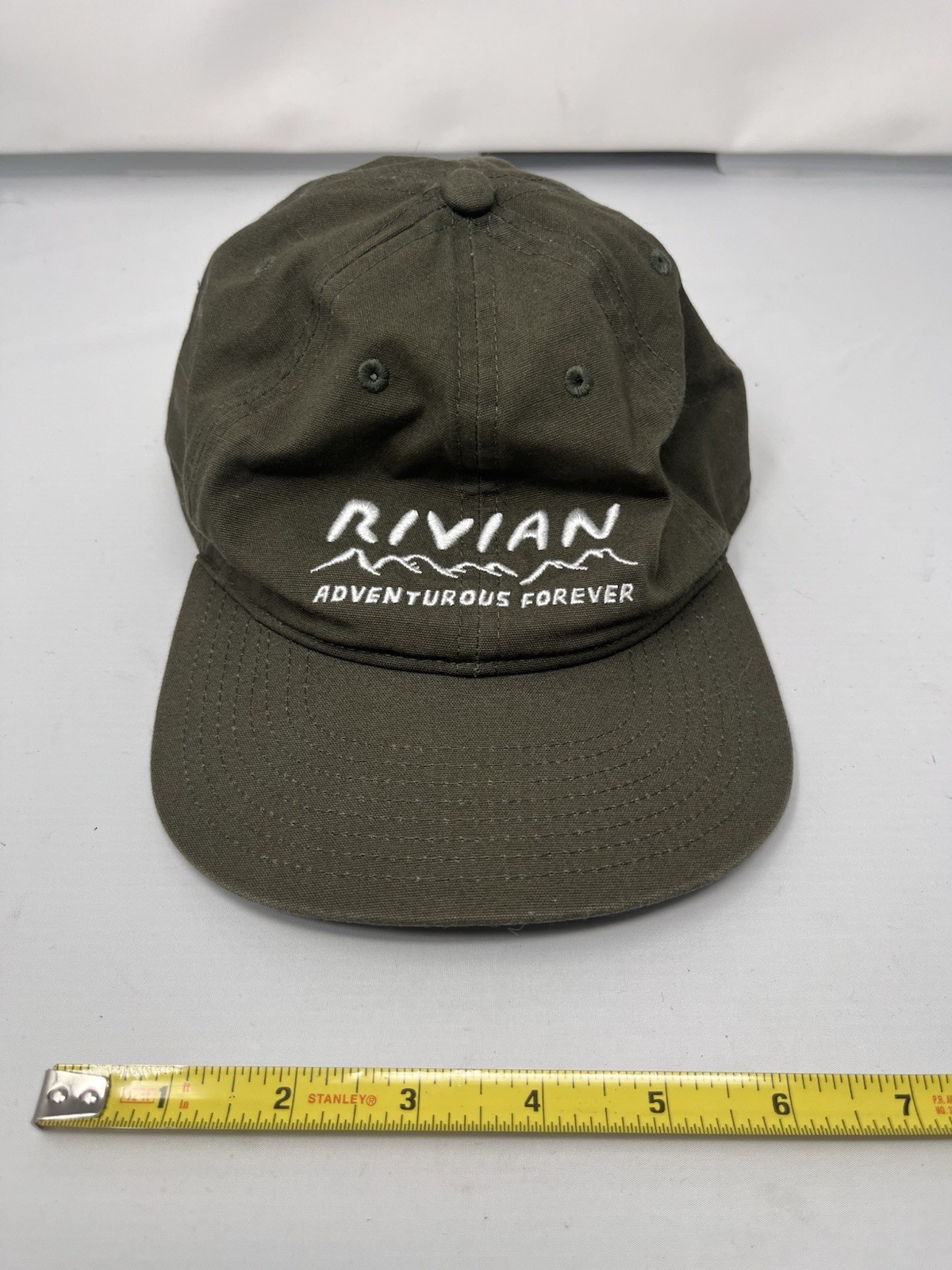 Rivian Logo Hat Cap Green Strap Back Outdoors Electric Trucks Normal Camping USA