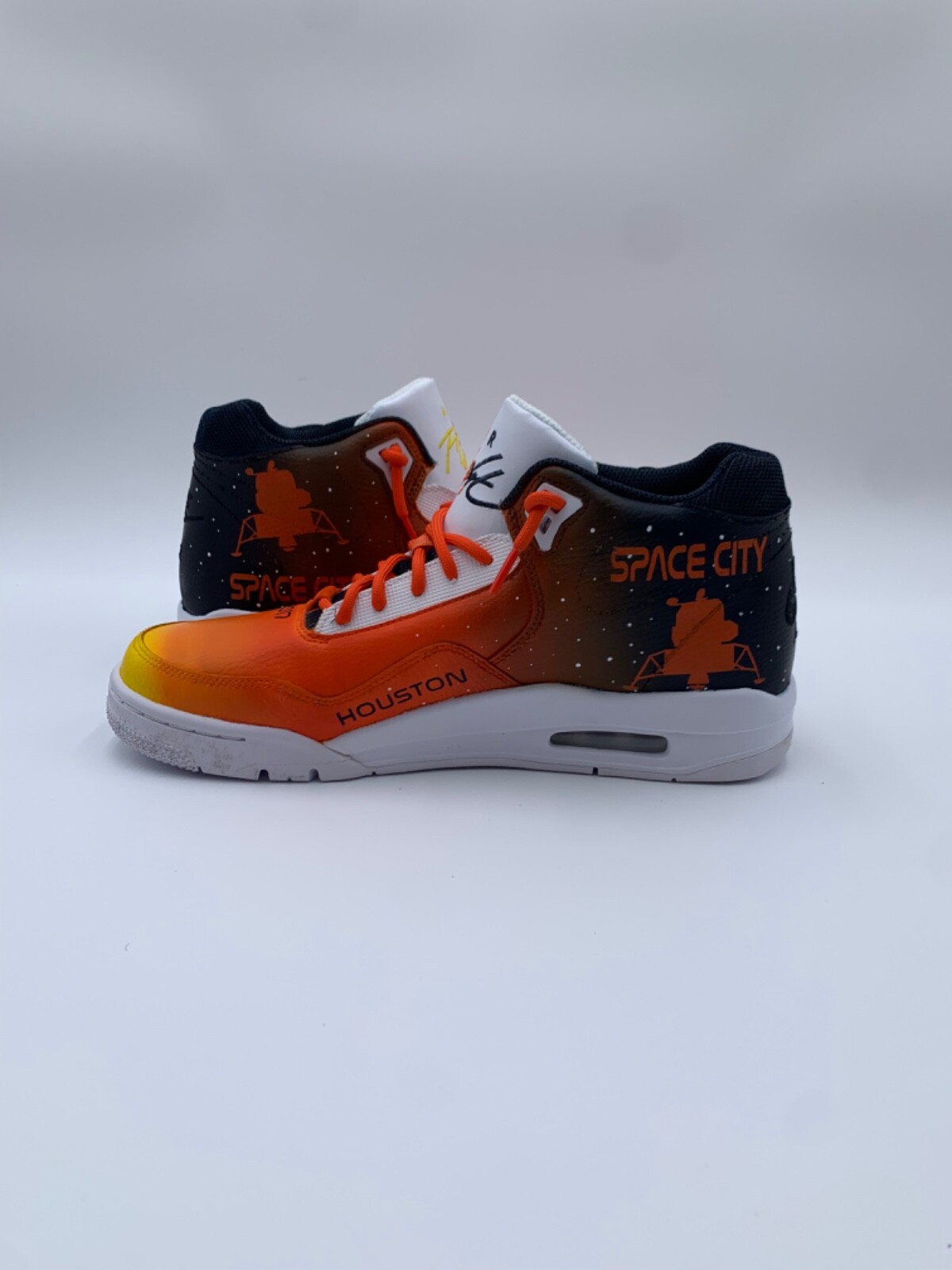 Custom Houston Astros Nike Flight Legacy Shoes sz 10