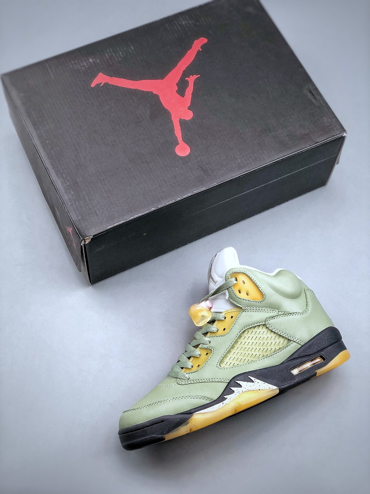 DC7501-300 New NK AJ5 Retro Jade Horizon Men’s Size 4-13