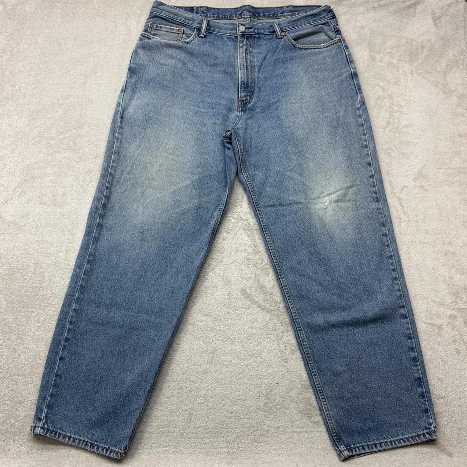Levis 560 Comfort Fit Jeans Mens 40×32 Blue Loose Baggy Tapered Denim Streetwear