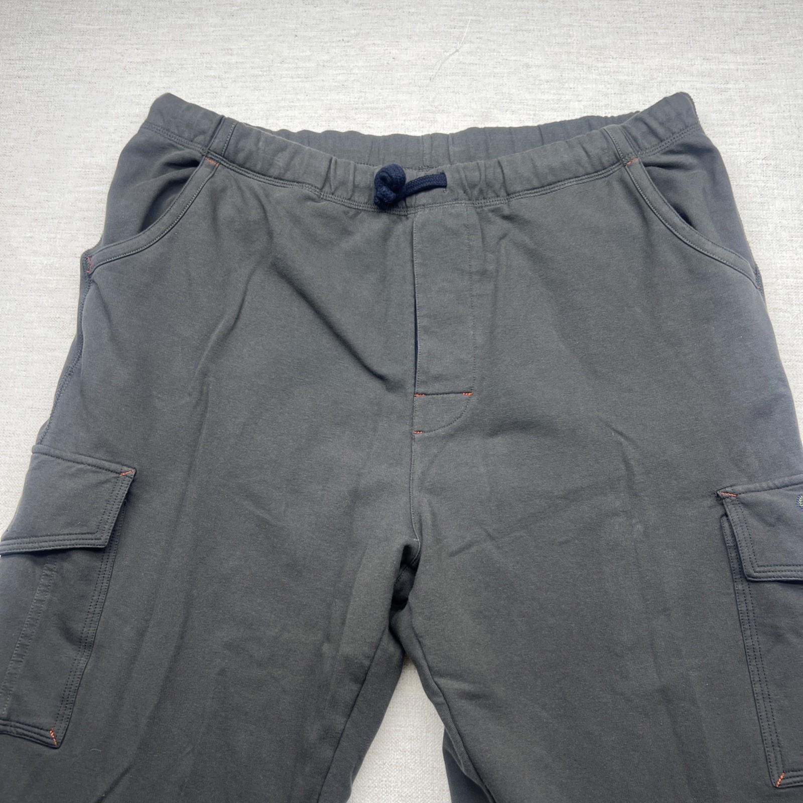 VK Nagrani XL Organic Peruvian Combed Cotton Sweatpants Lounge Pants Gray