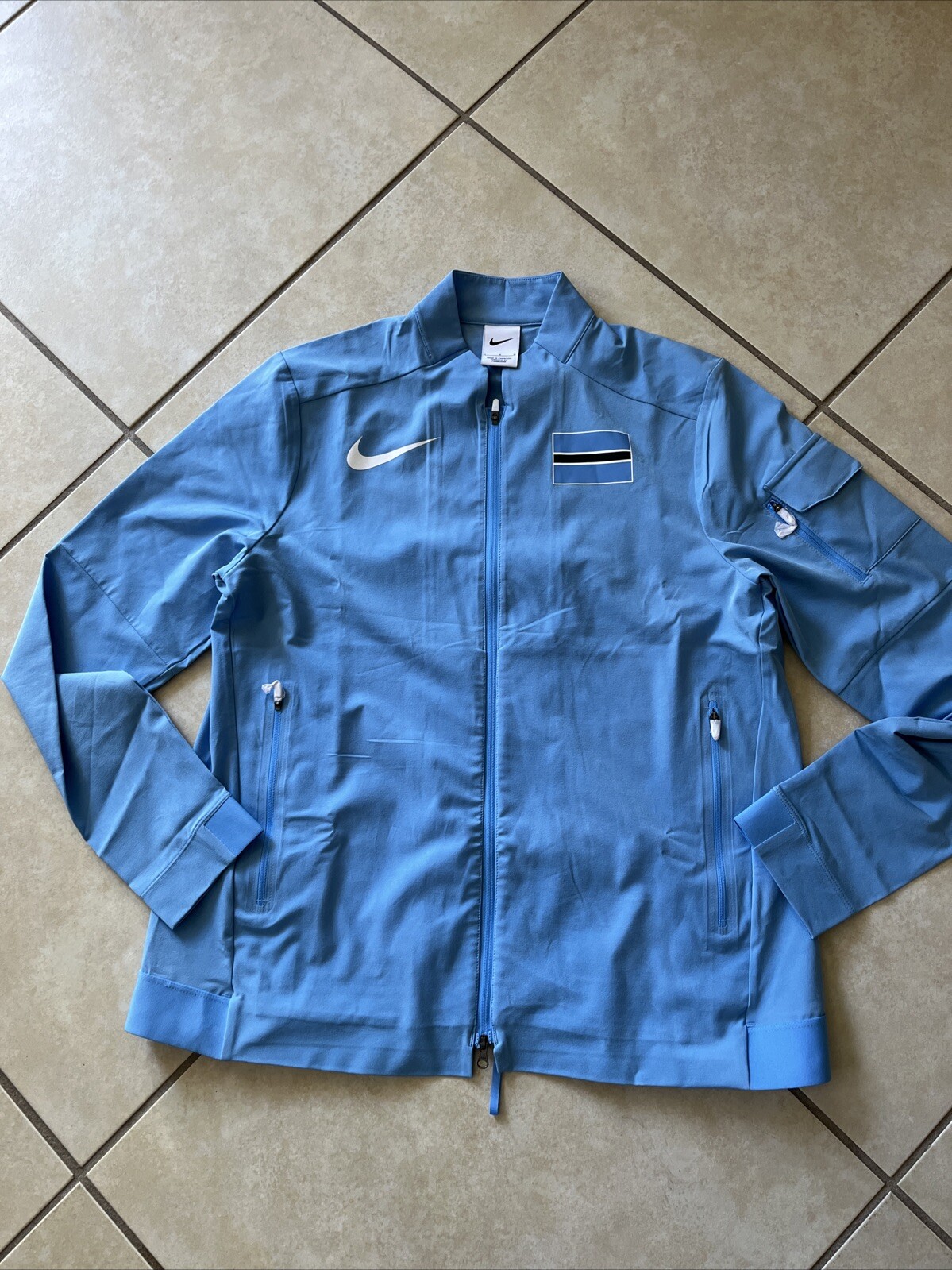 NEW Nike Pro Elite Botswana Track Jacket Men’s L Light Blue CI6297-412 New Team