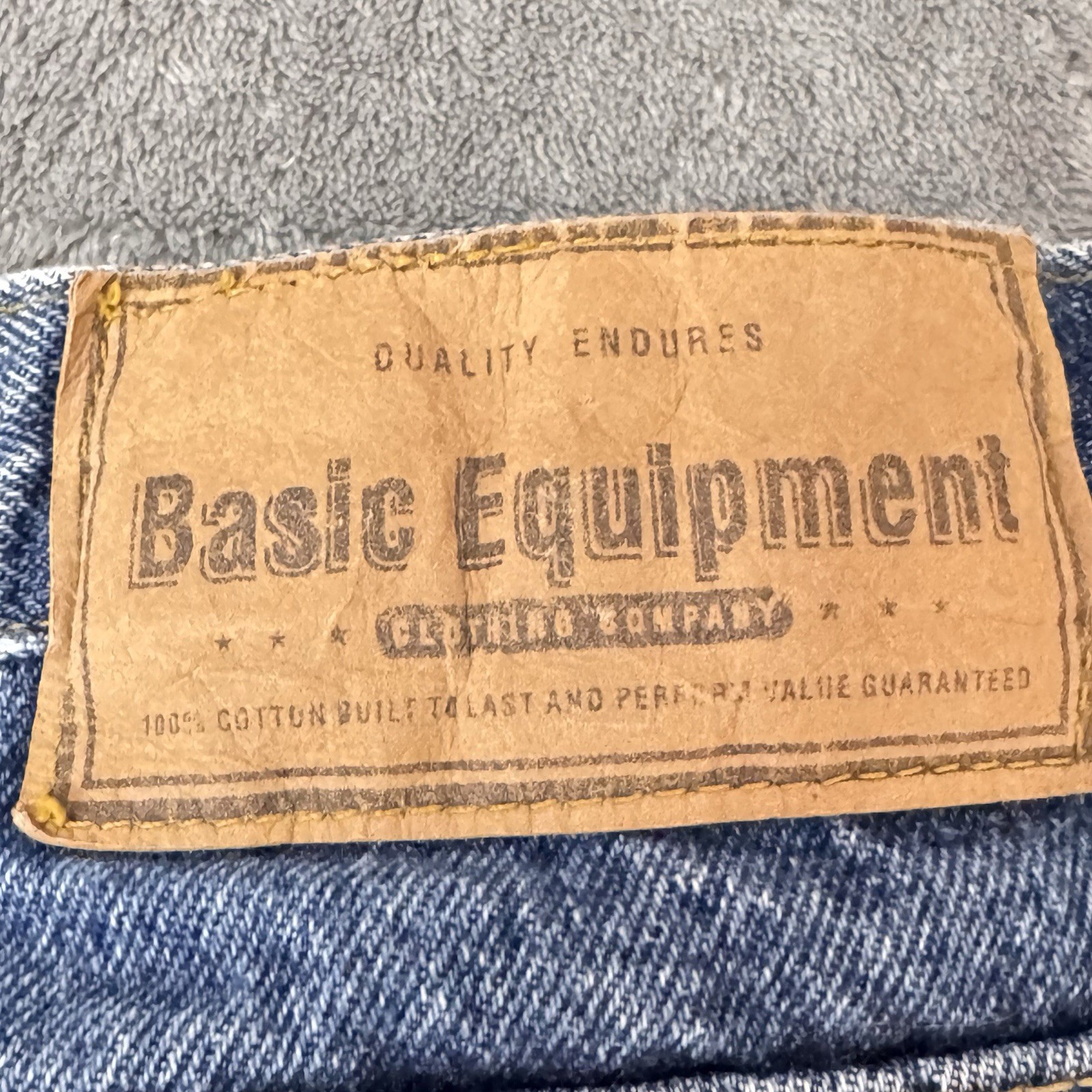 Vintage Basic Equipment Denim Jorts Jean Shorts Blue Men’s Size 10 / Medium