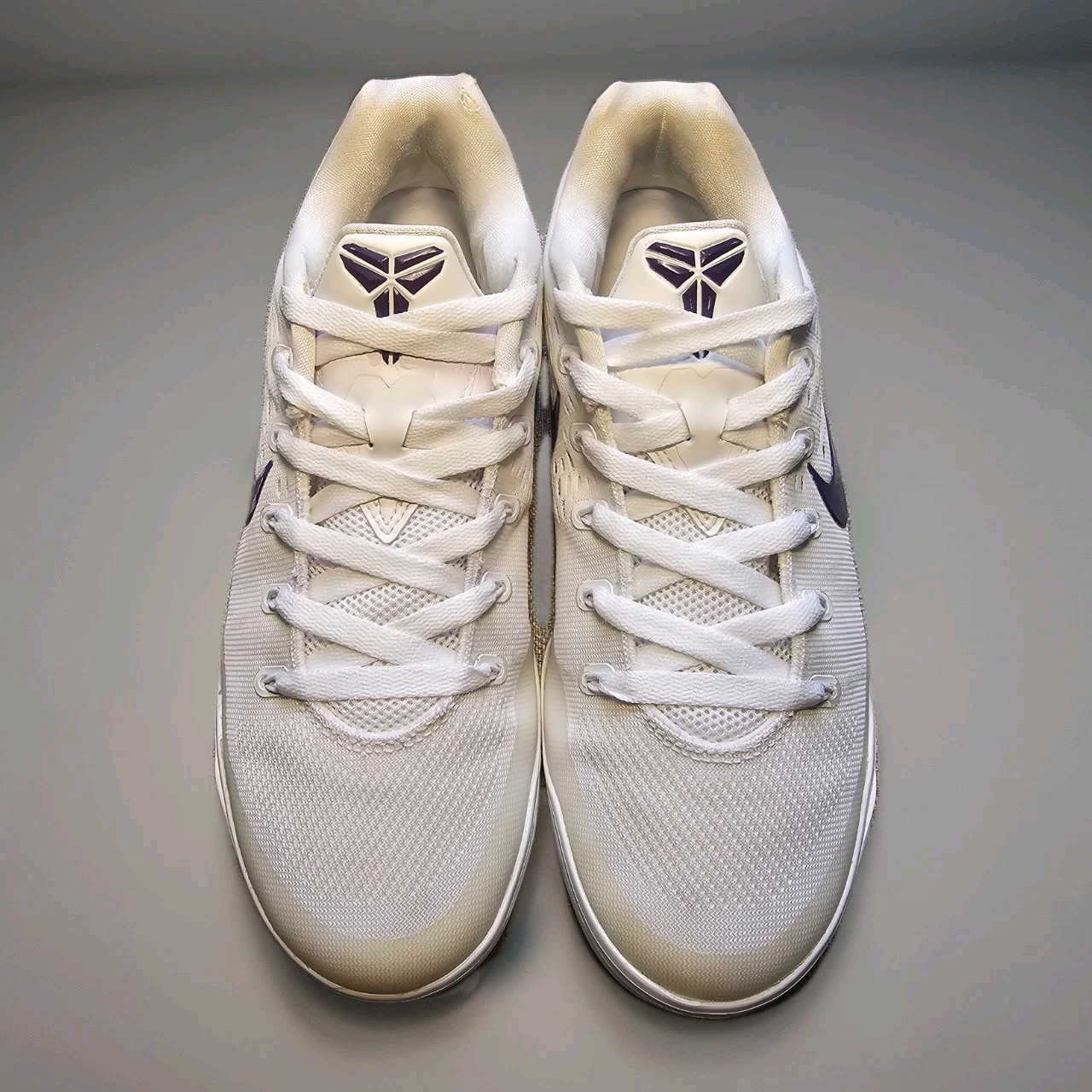 Nike Kobe 9 Elite Low EM Protro White/Court Purple Mens Size 7.5 – IH1401-100