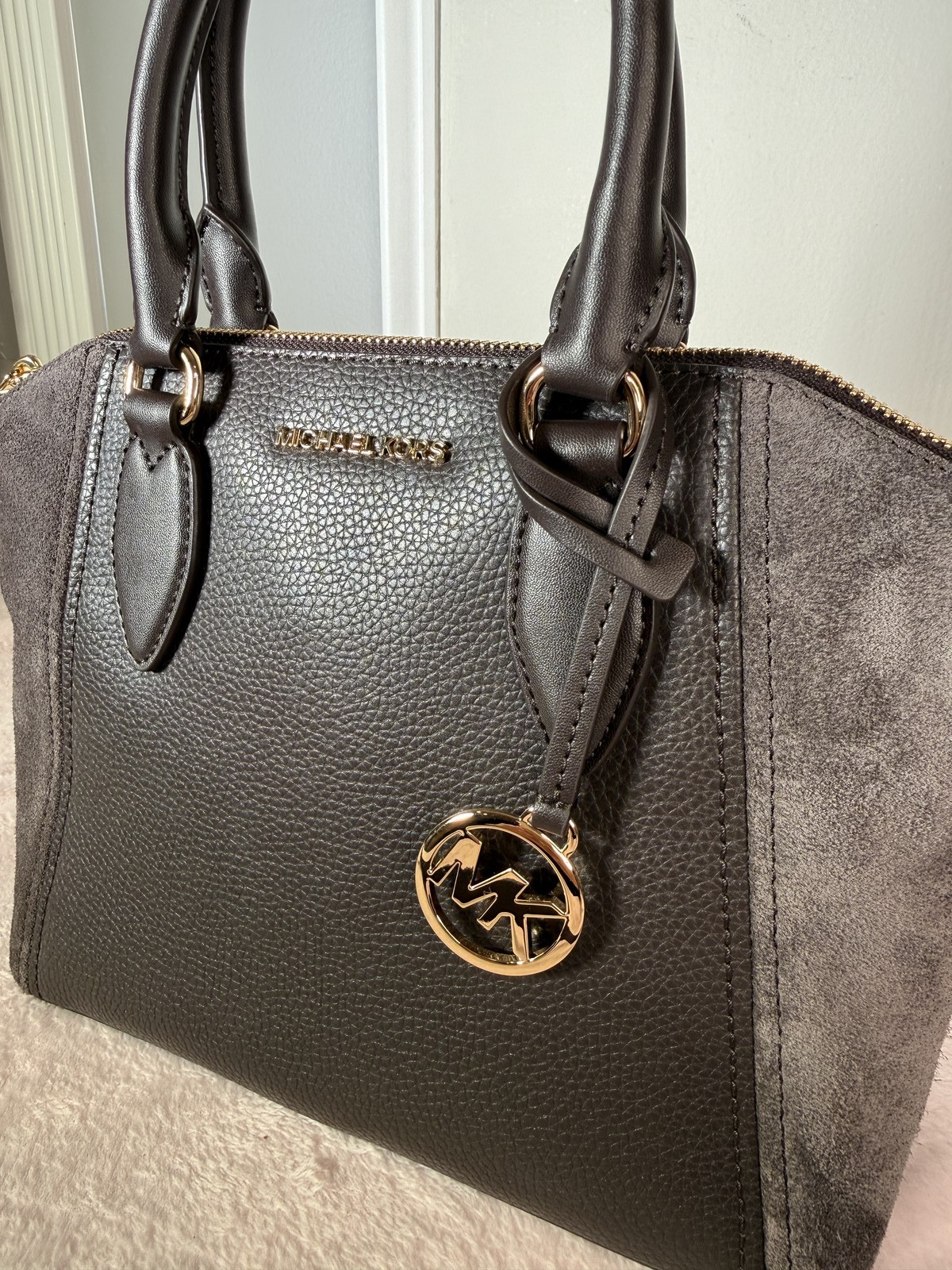 Michael Kors Sienna satchel chocolate brown