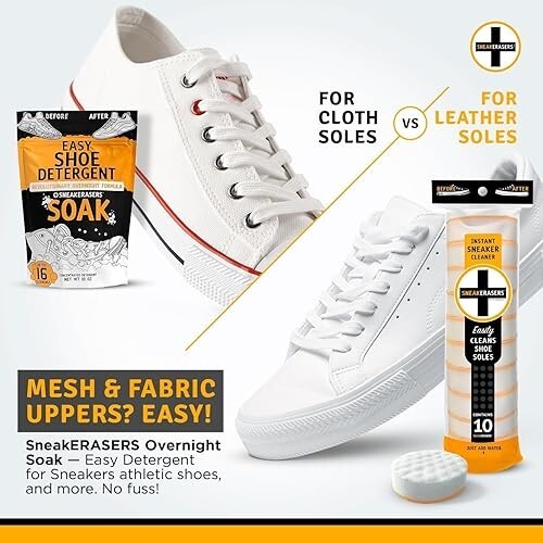 [NEW] SneakERASERS Instant Sole&Sneaker Cleaner Disposable Pack Contain 10 piece