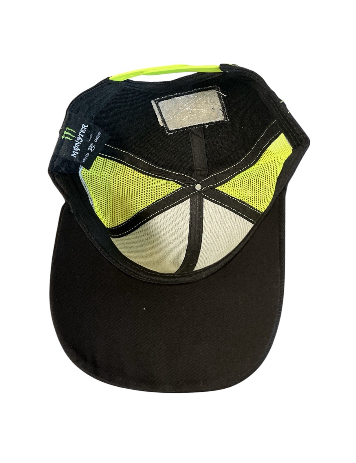 Yamaha Racing Tech3 SnapBack Hat Black / Neon Monster Energy Adjustable NEW