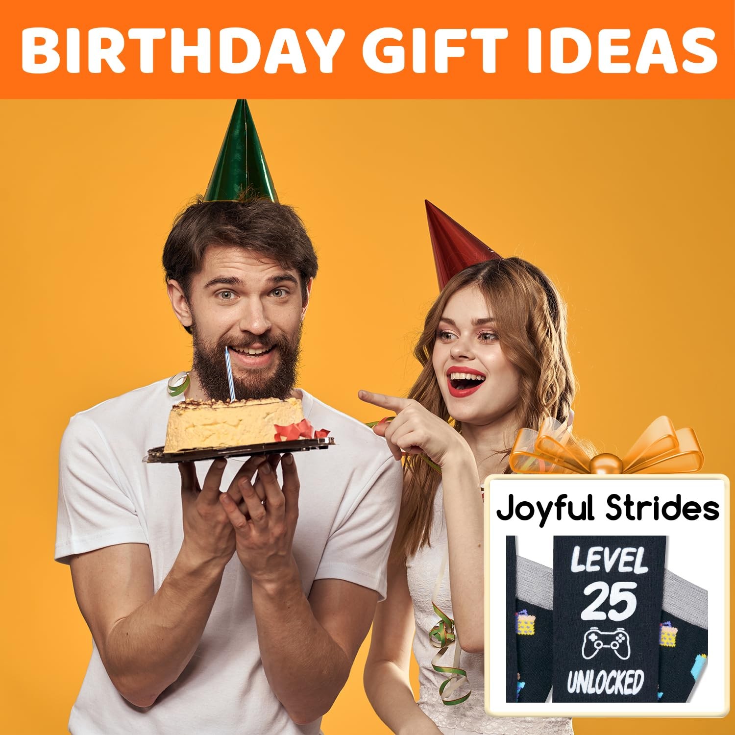25th Birthday Gifts – Socks for 25 Year Olds Birthday Gifts for Him Medium