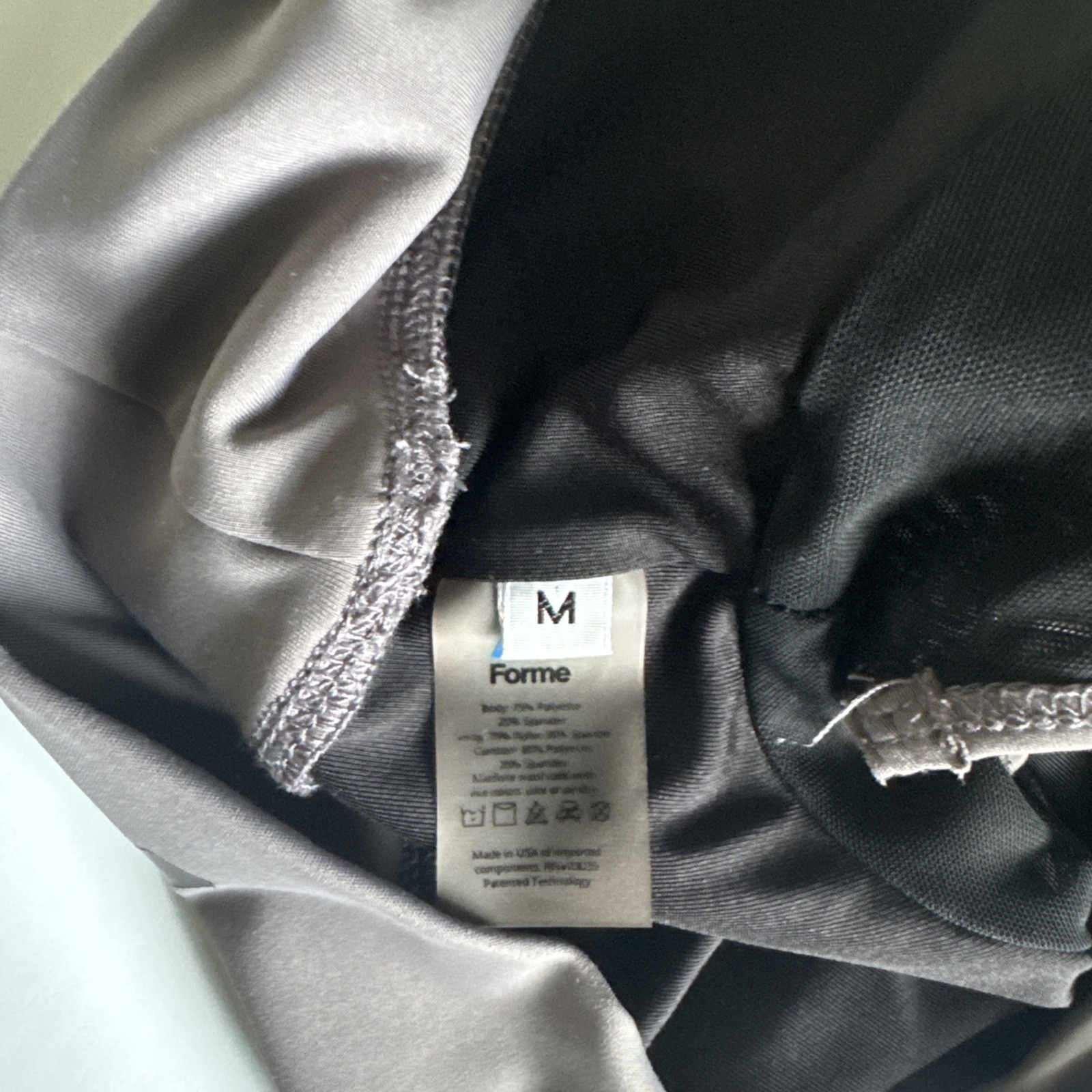 FORME Power Posture Correcting Bra Size Medium Gray /Black