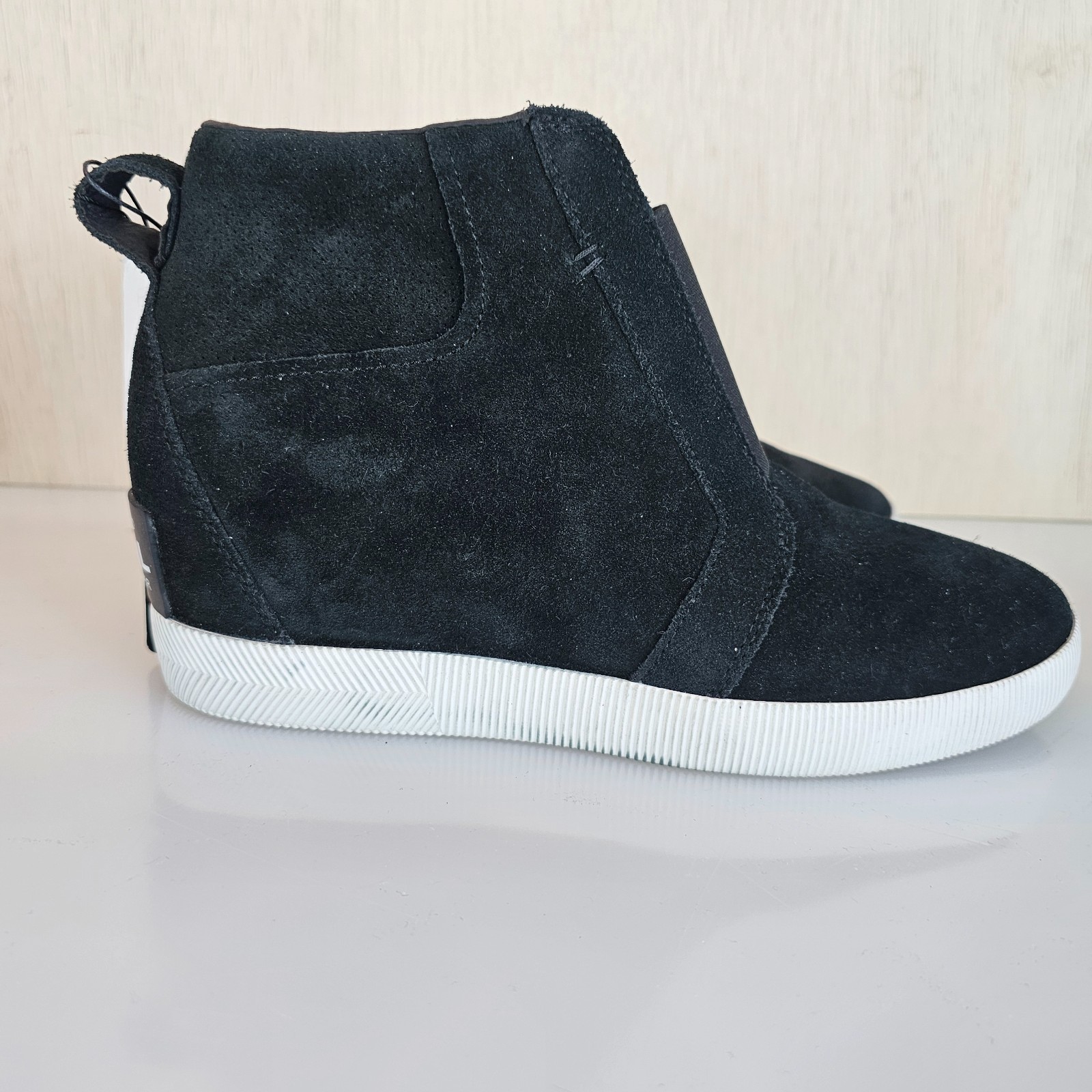 SOREL Out N About Wedge Boots Shoes for Women 10 M BLACK New