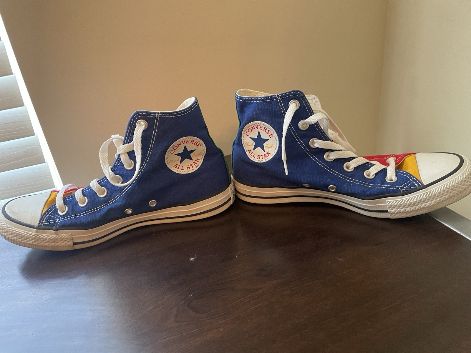 Converse Chuck Taylor All Star High Top Canvas Colorblock Lace-Up Sneakers