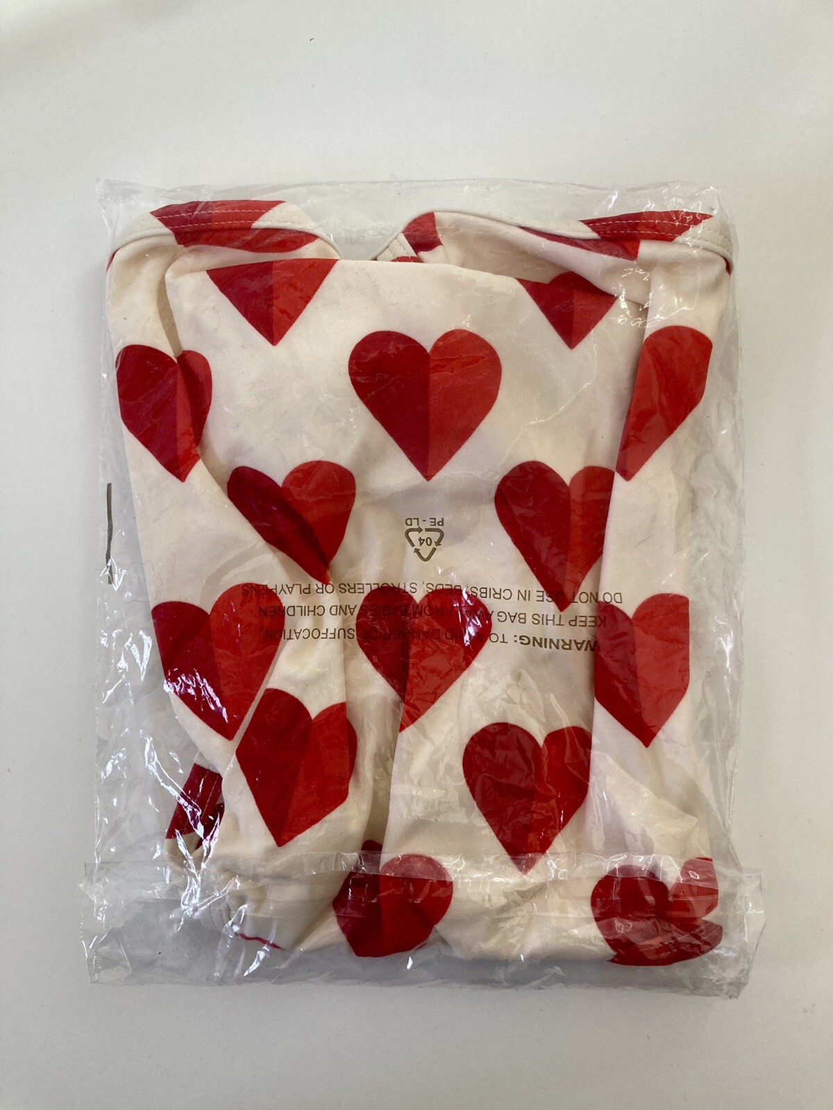 NWT Hanna Andersson Sunblock One Piece Red Hearts Swim Suit Sz 80 cm / 18-24 Mon