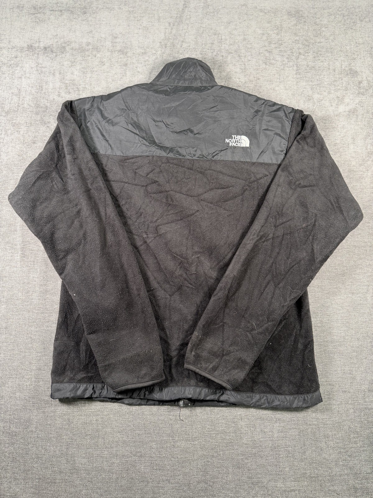 The North Face Men’s Medium Black Fleece Jacket with Nylon Panels