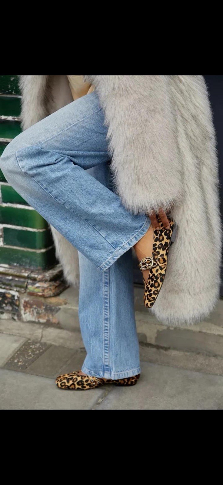 A New Day leopard print flats. • Women’s size 8. •Brand New.