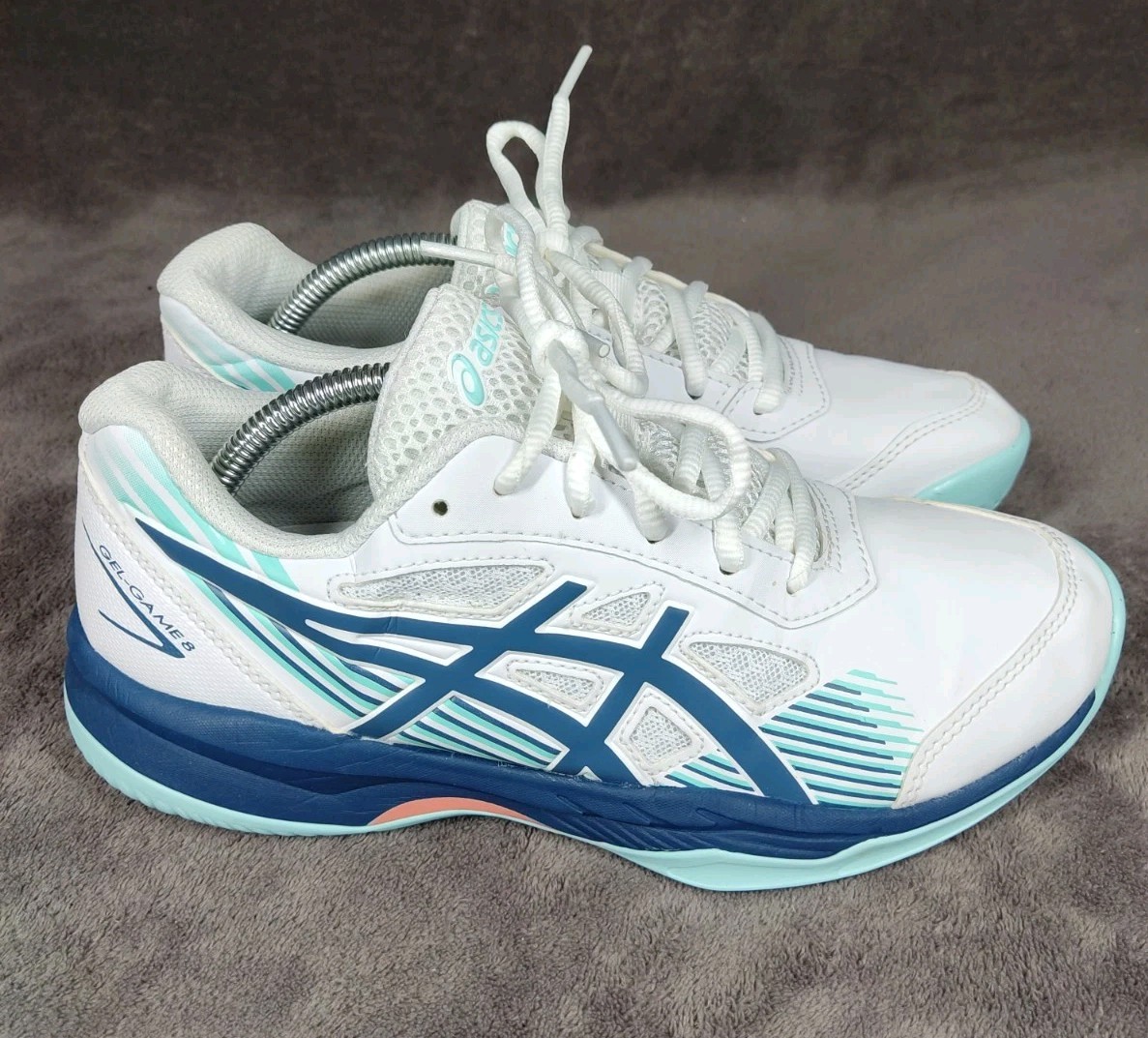 Asics Gel Game 8 Sneakers Lace Up Comfort Size 5
