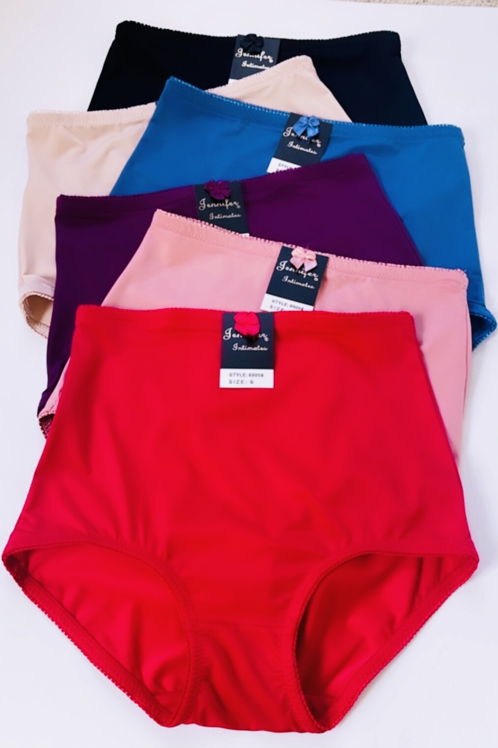 High Waist Briefs Lot 2,4 or 6 Panties Tummy Control High Rise Underwear 58 S-5X