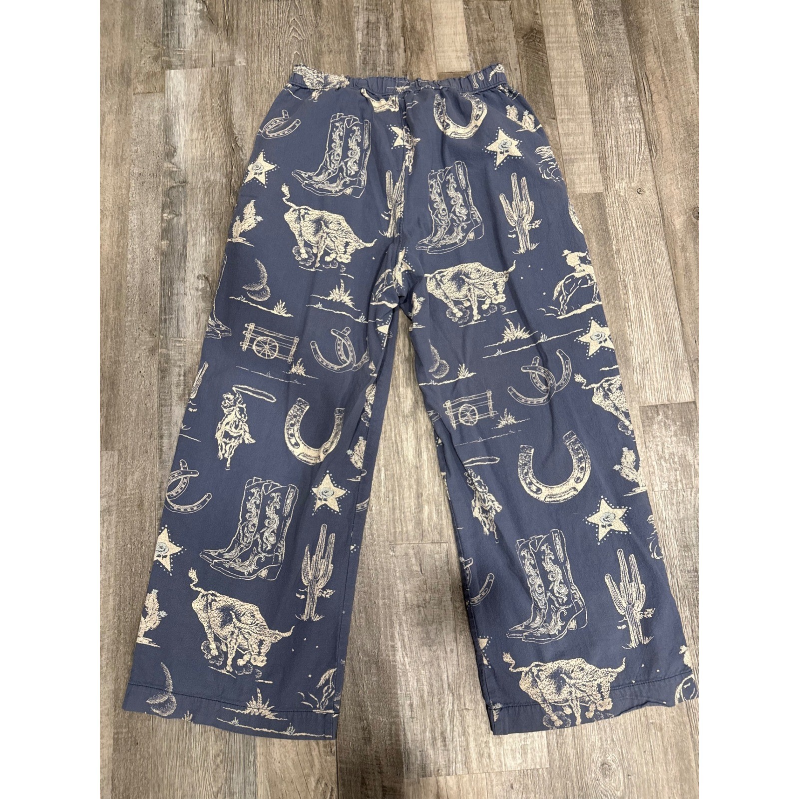 Free People Seaside Pull On Rodeo Indigo Wide Leg Pants – Small