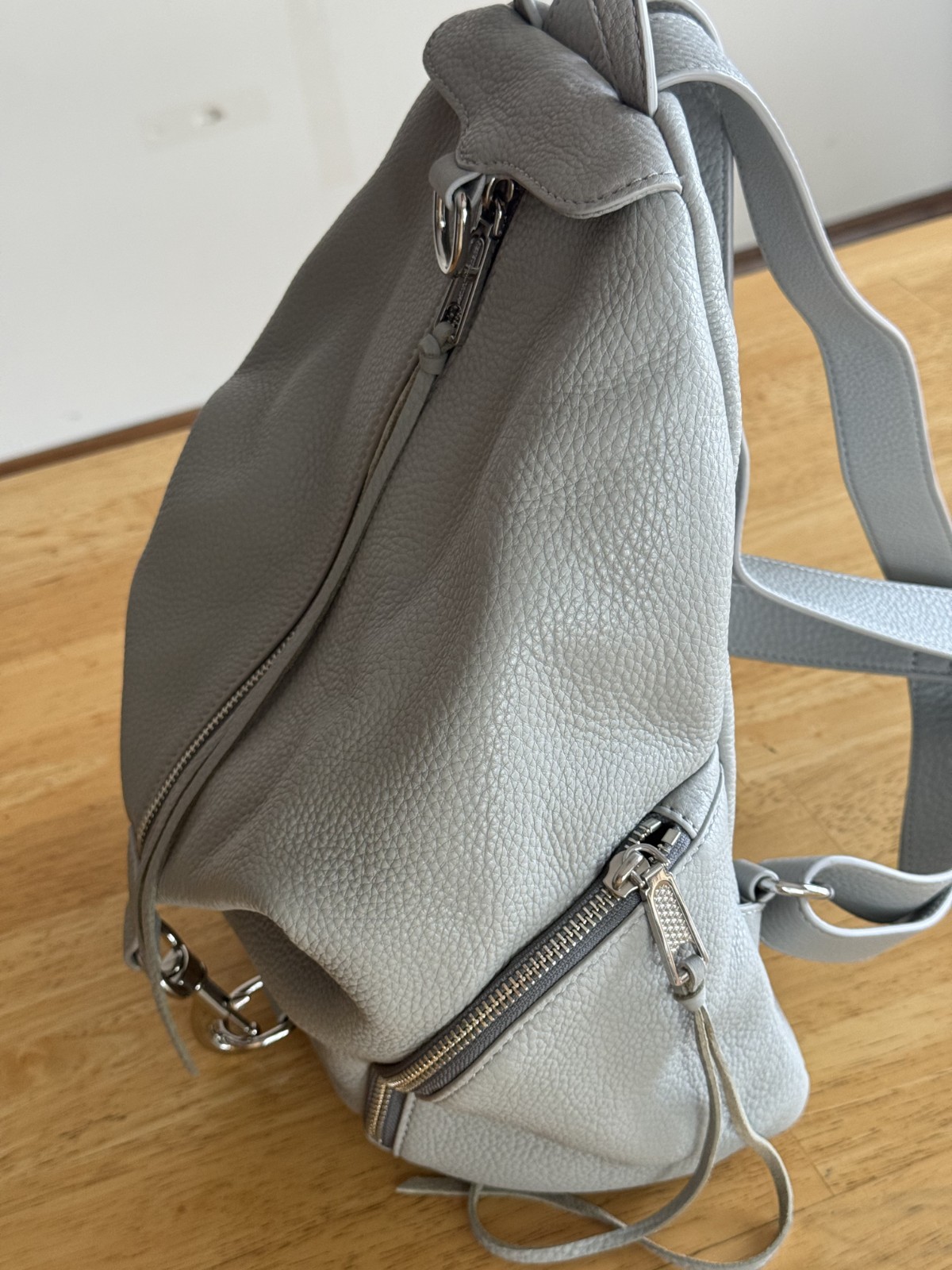 NWT REBECCA MINKOFF Julian Leather Backpack AUTHENTIC