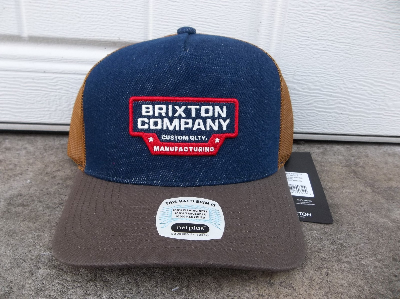 NWT BRIXTON “REEVES” NETPLUS TRUCKER CAP/HAT.BRAND NEW FOR 2026.