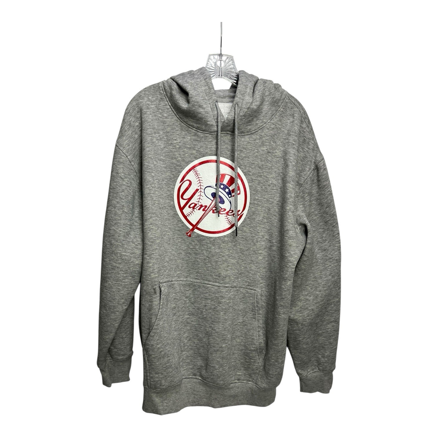 NY Yankees Graphic Logo Hoodie 8 Berra Size Xl