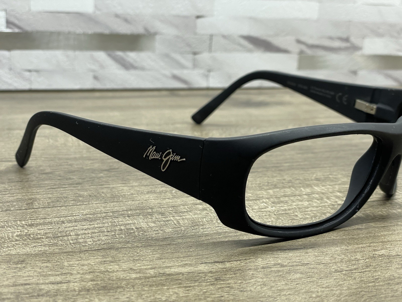 Maui Jim Ikaika Matte Black Rubber Sunglasses Italy MJ281-02MR *Frames Only