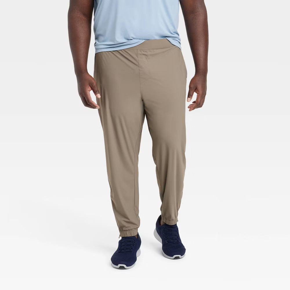 All In Motion Men’s Tricot Lightweight Active Joggers Gym Pants