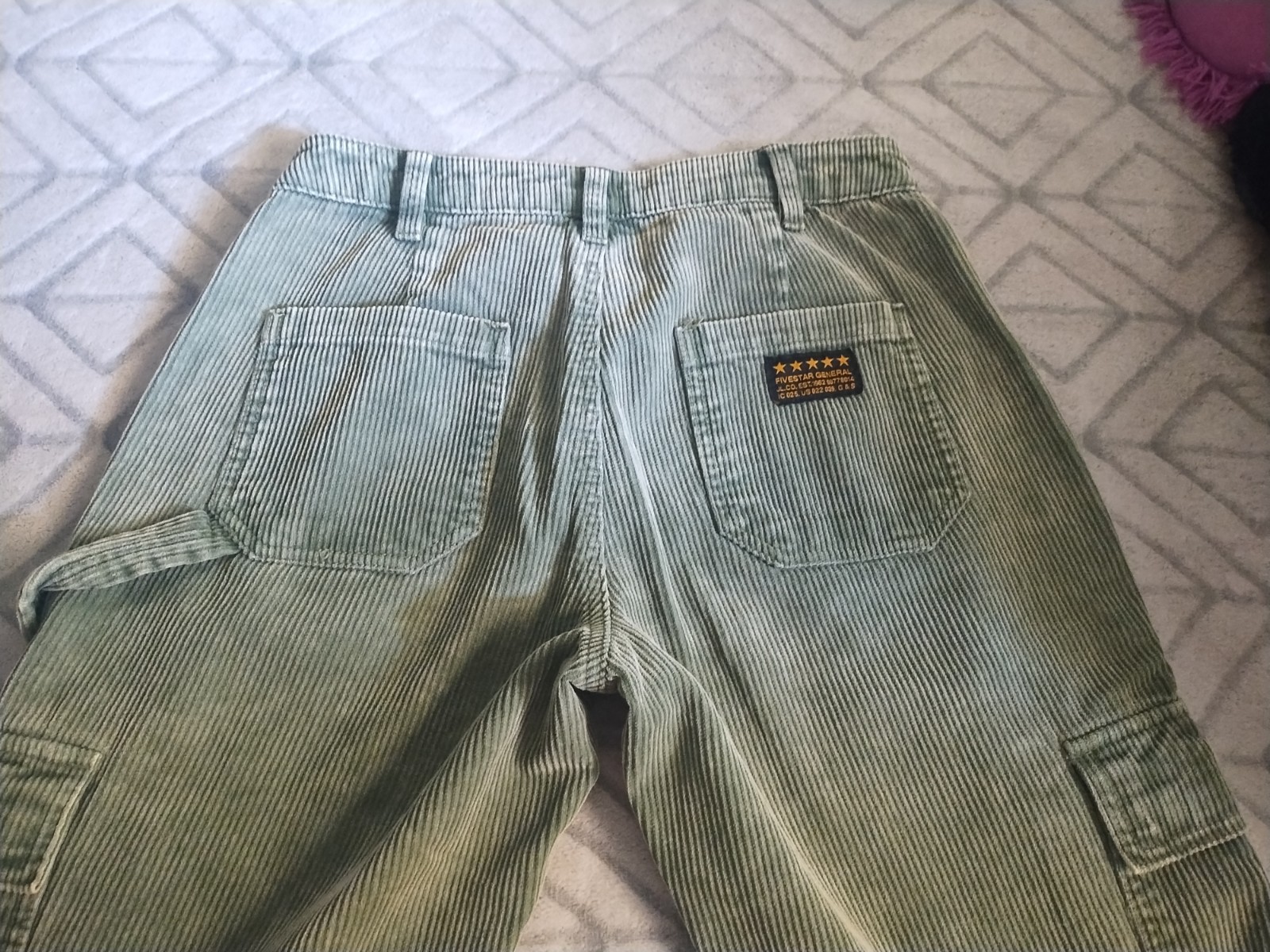 Five Star General pair lightly worn green