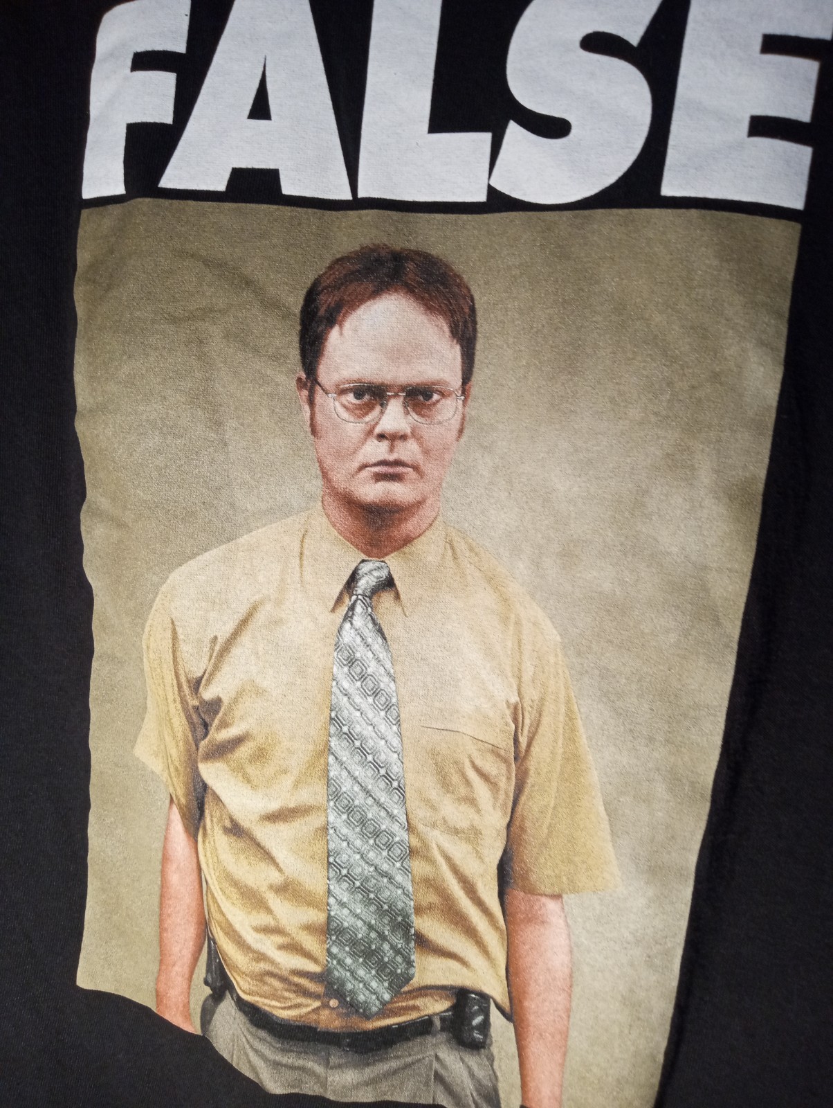 The Office Dwight Schrute False T-shirt Medium