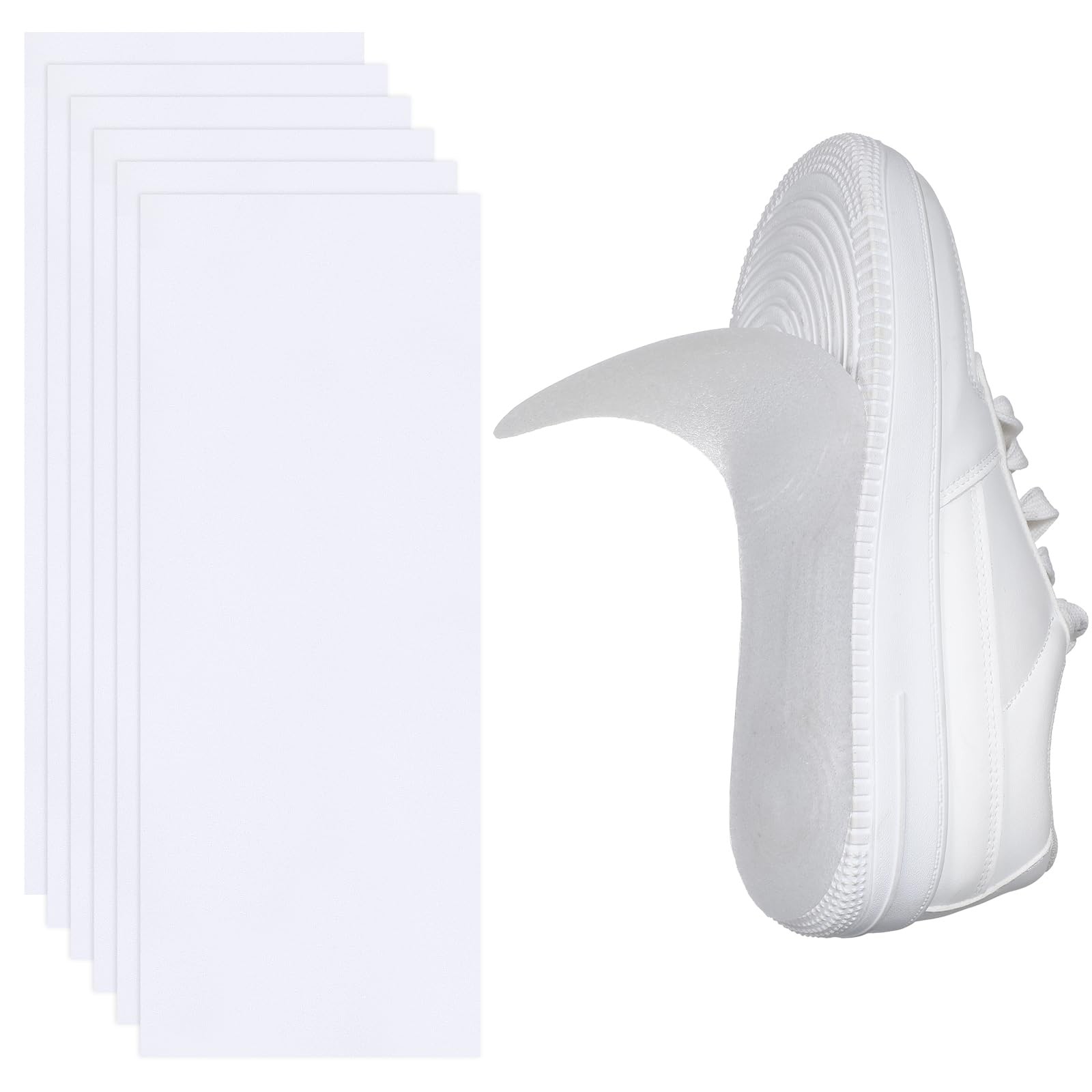 4pcs Sole Protector for Sneakers – Premium Shoe one size, White