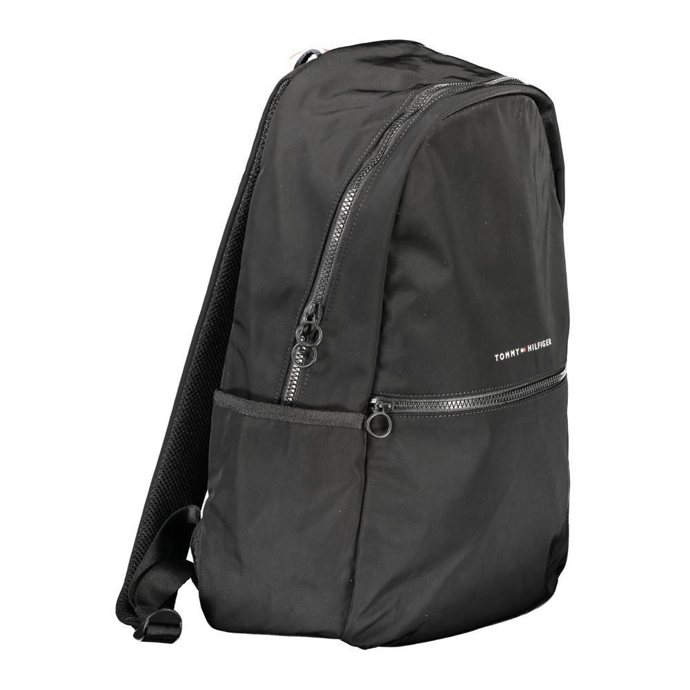 Tommy Hilfiger Nero Polyester Men’s Backpack 100% Authentic – TO-16789