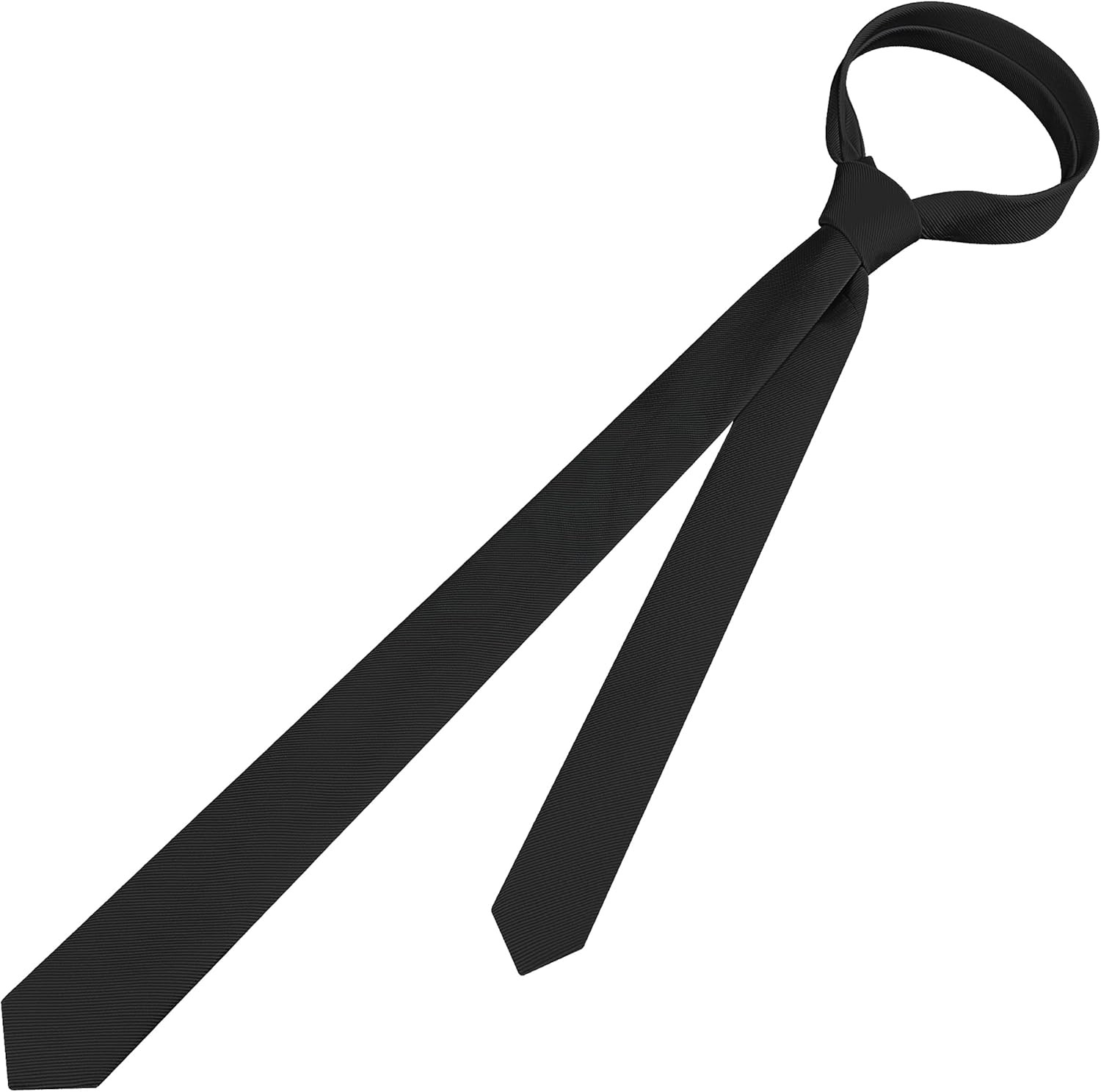 Men’s Skinny Ties Solid Color Formal Neckties 1.58″ (4CM) Slim Ties For Men