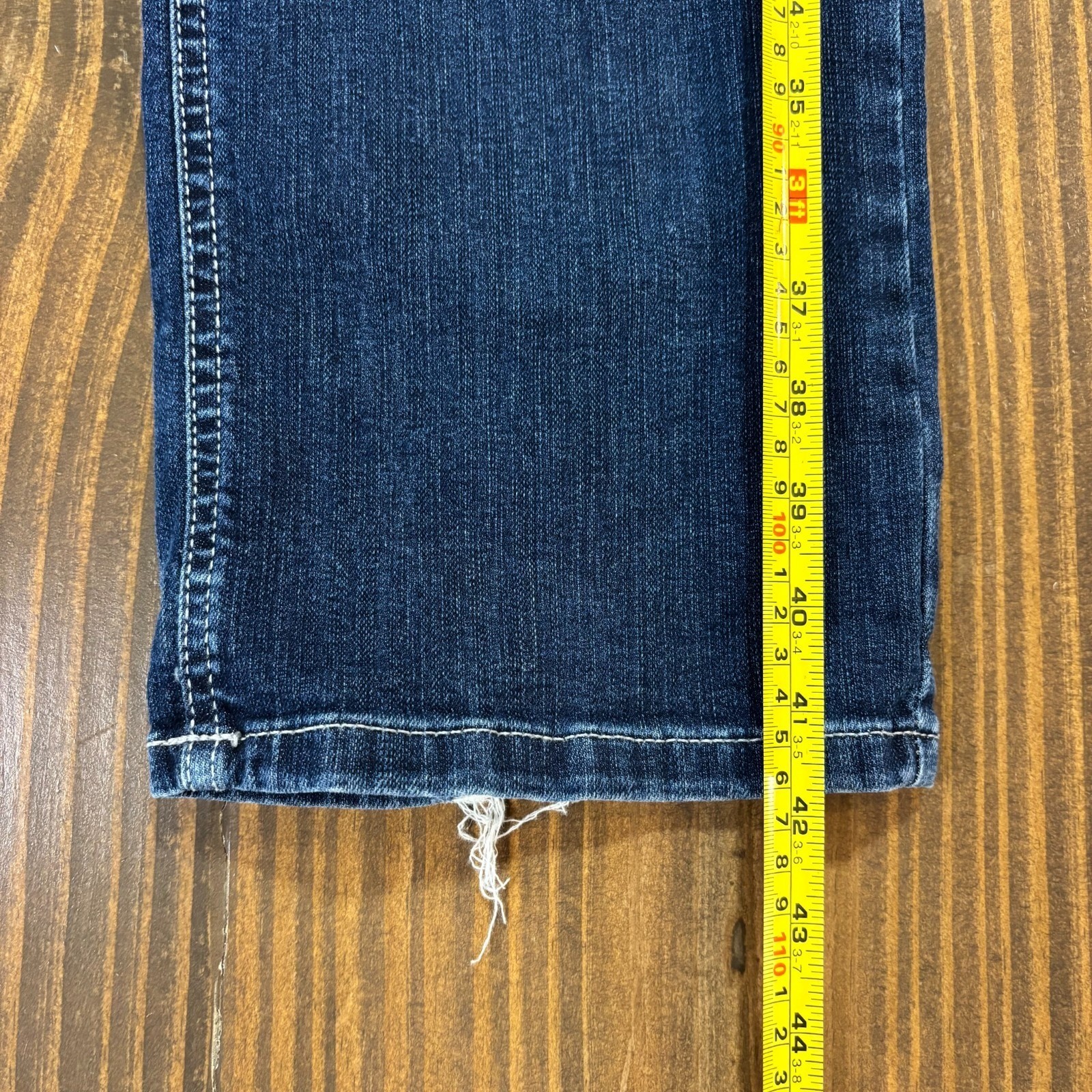 MAURICES M Jeans Womens 12 Reg Dark Wash Mid Rise Straight Leg Denim