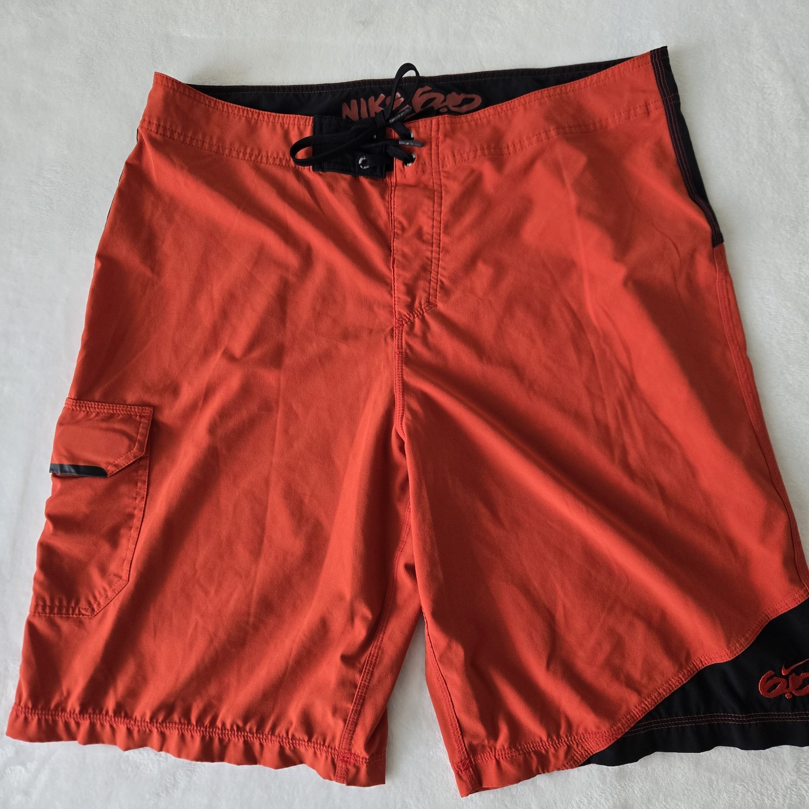 Mens Orange Nike 6.0 board shorts size medium