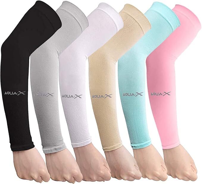Cooling Arm Sleeves Compression Cover UV Sun Protection Sports For Men Women US