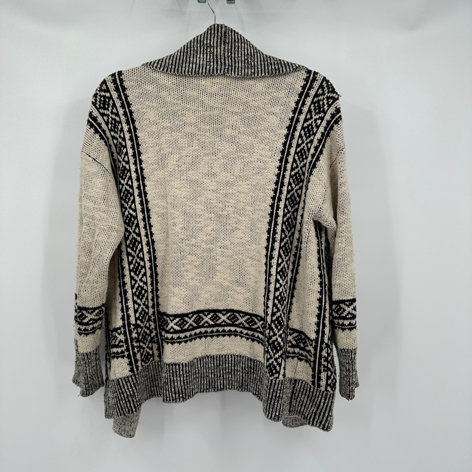 Chicos Womens Boho Soutwestern Open Front Cardigan Size 0 US S Granola Earthy