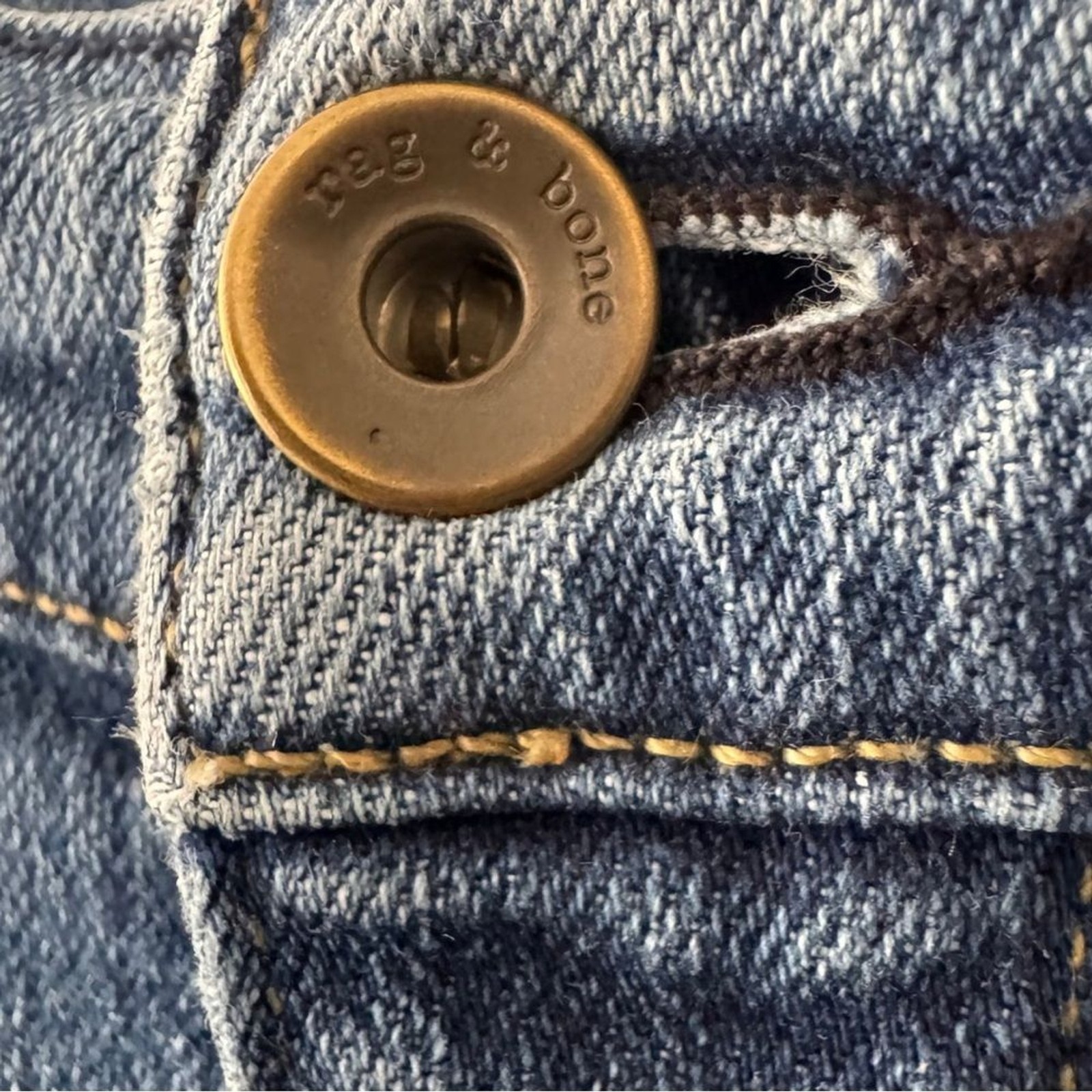rag & bone Fit 2 Slim Blue Jeans Button Fly Men’s 31X32